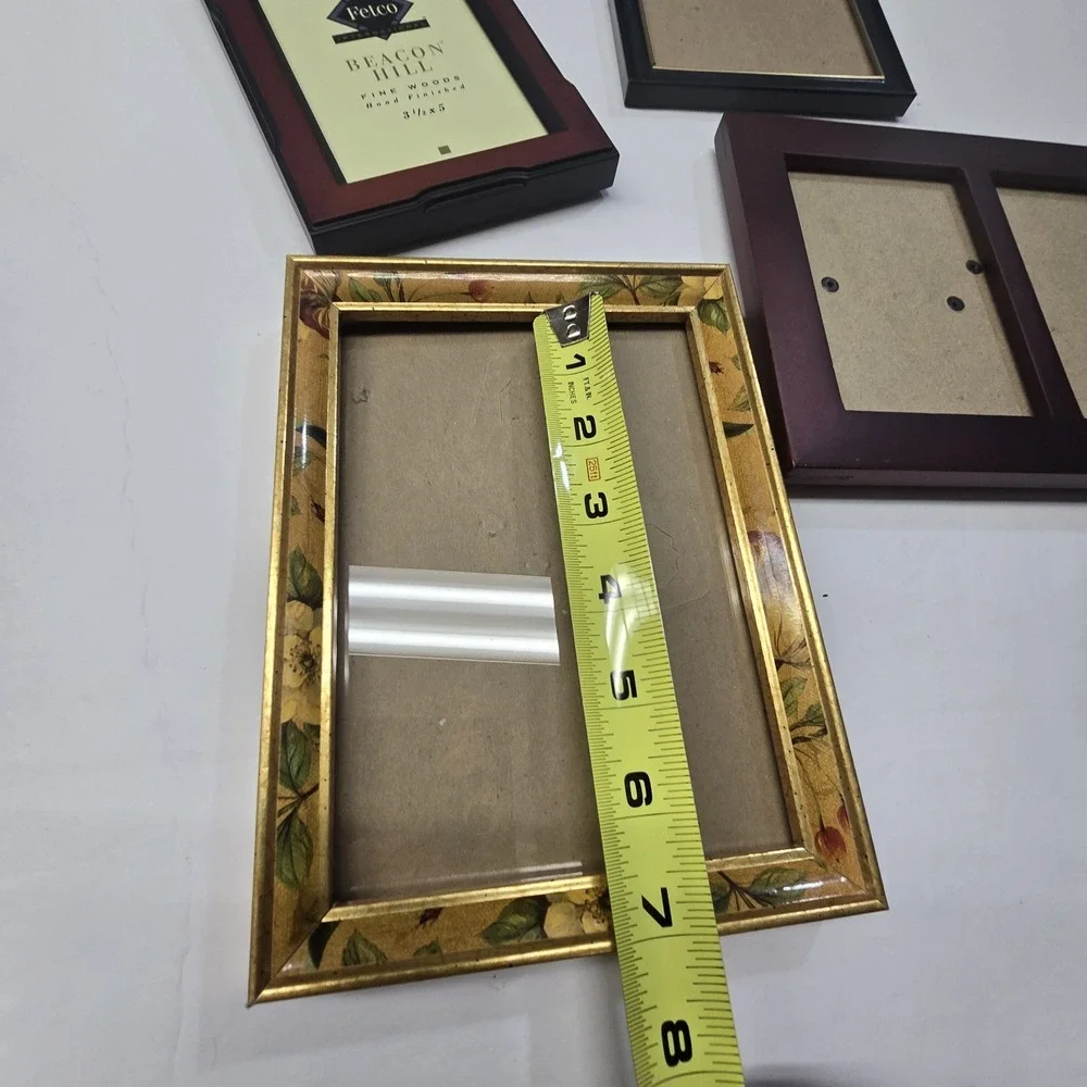 Lot of 4 Picture Frames Retro Vintage Style Cottage Shabby 90s Y2K Various Sizes